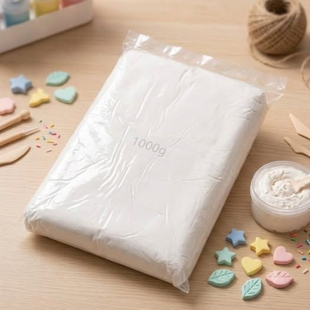 Premium Super Soft Air Dry Clay (1000g / 1kg) – Ultra-Soft & Non-Toxic